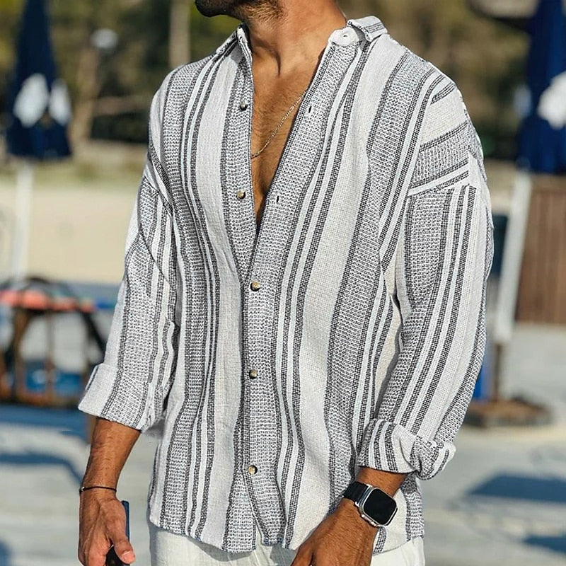 Julien | Men's Elegant Linen Shirt