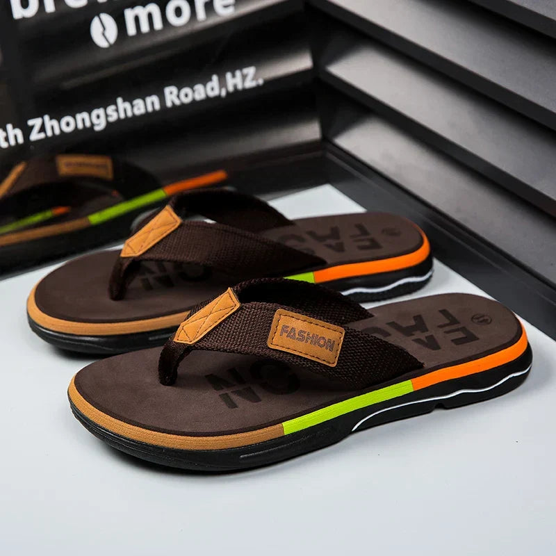 Joziah | Colorful Flip-Flops with Non-Slip Sole for Men