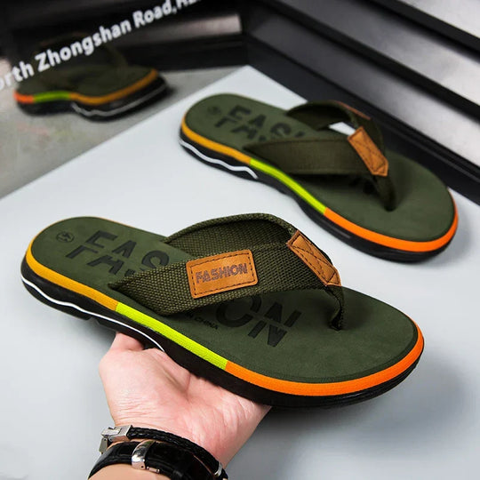 Joziah | Colorful Flip-Flops with Non-Slip Sole for Men