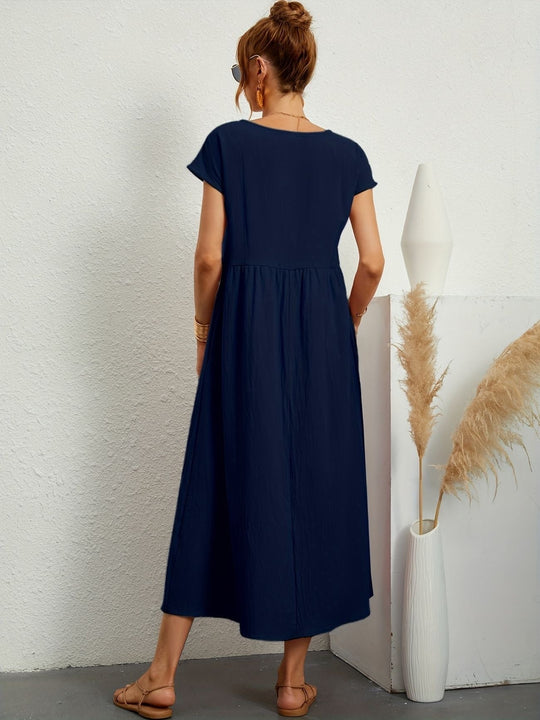Clara | Abito midi leggero con tasche