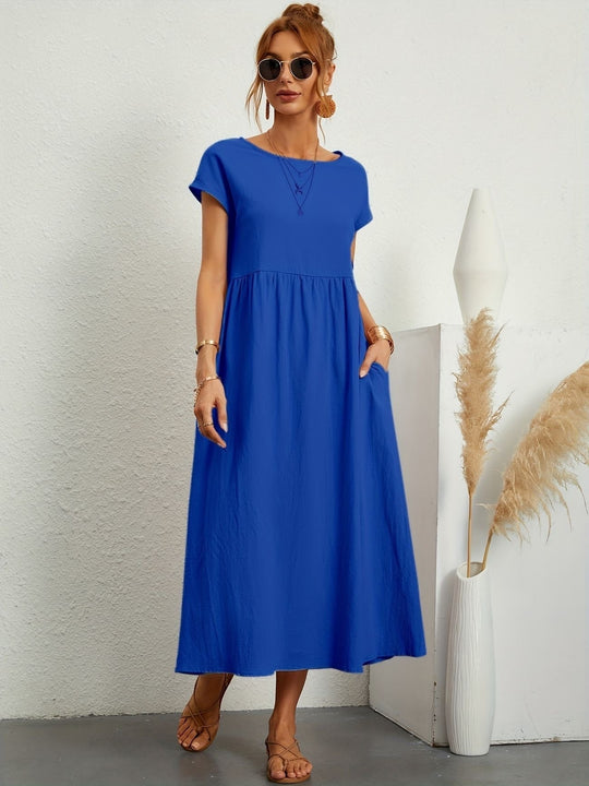 Clara | Abito Midi Leggero con Tasche