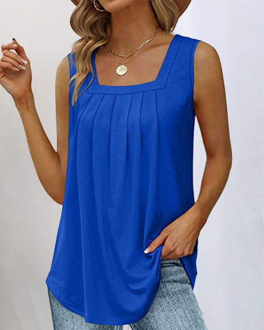 Ninon | Canotta Donna con Scollo Quadrato | Stile Moderno
