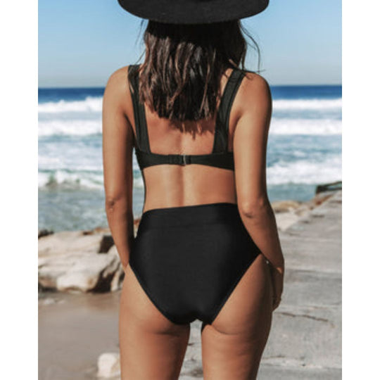 Riviera | Bikini estivo blu scuro chic