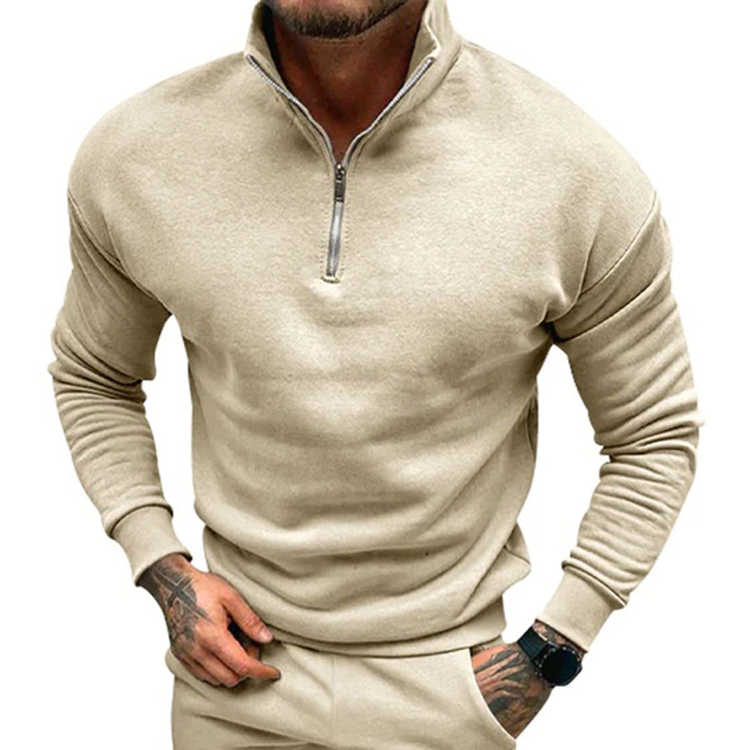 Rassell | Men's Half-Zip Sweater with Modern Design