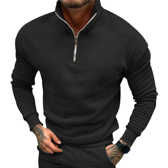 Rassell | Men's Half-Zip Sweater with Modern Design
