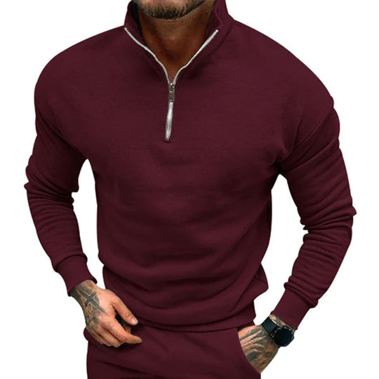 Rassell | Men's Half-Zip Sweater with Modern Design