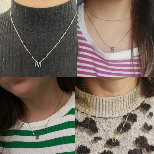 Luminous Letter Pendant Necklace
