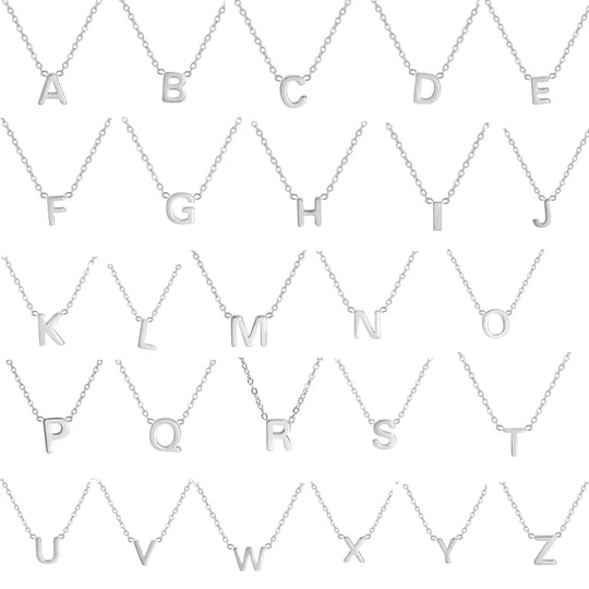 Luminous Letter Pendant Necklace