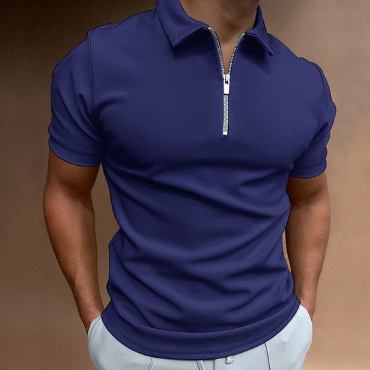 Christophe | Men's Zip Polo Shirt