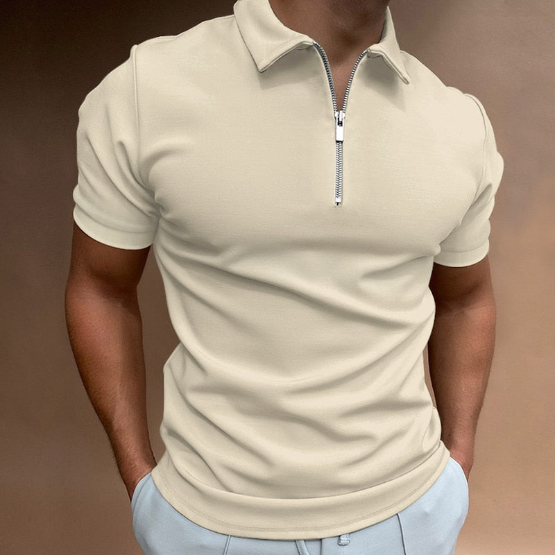 Christophe | Men's Zip Polo Shirt