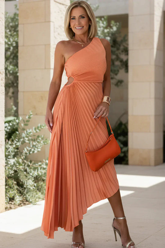 GEORGINA - ABITO ELEGANTE ASIMMETRICO