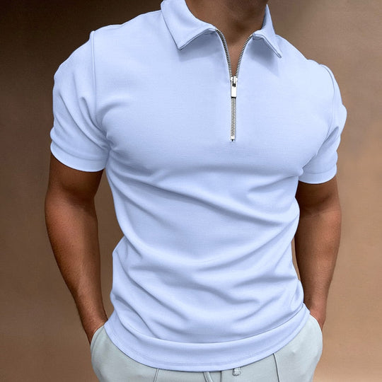 Christophe | Men's Zip Polo Shirt
