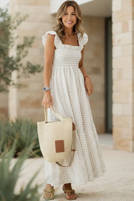 ELENA - ABITO ELEGANTE CON BALZE