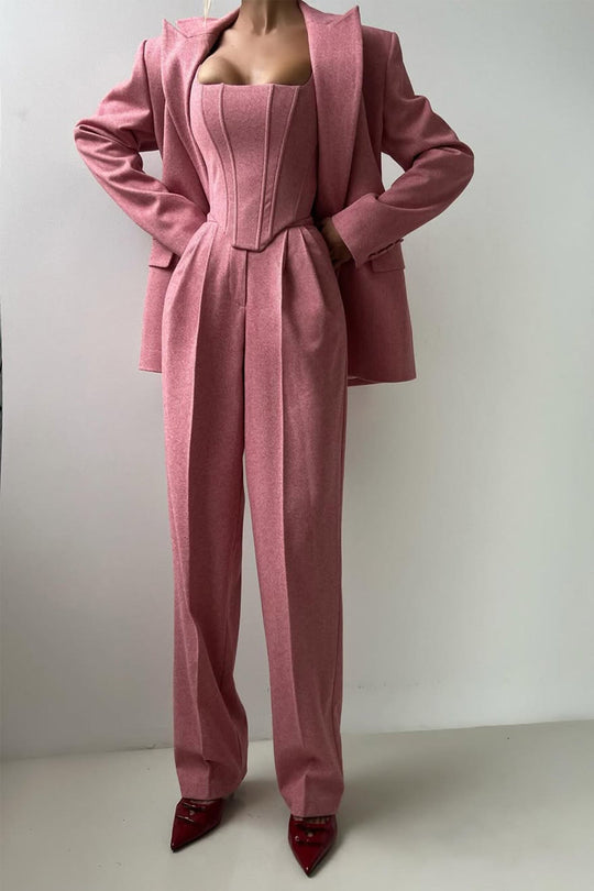 Dolce | Three-Piece Suit with Double-Breasted Blazer