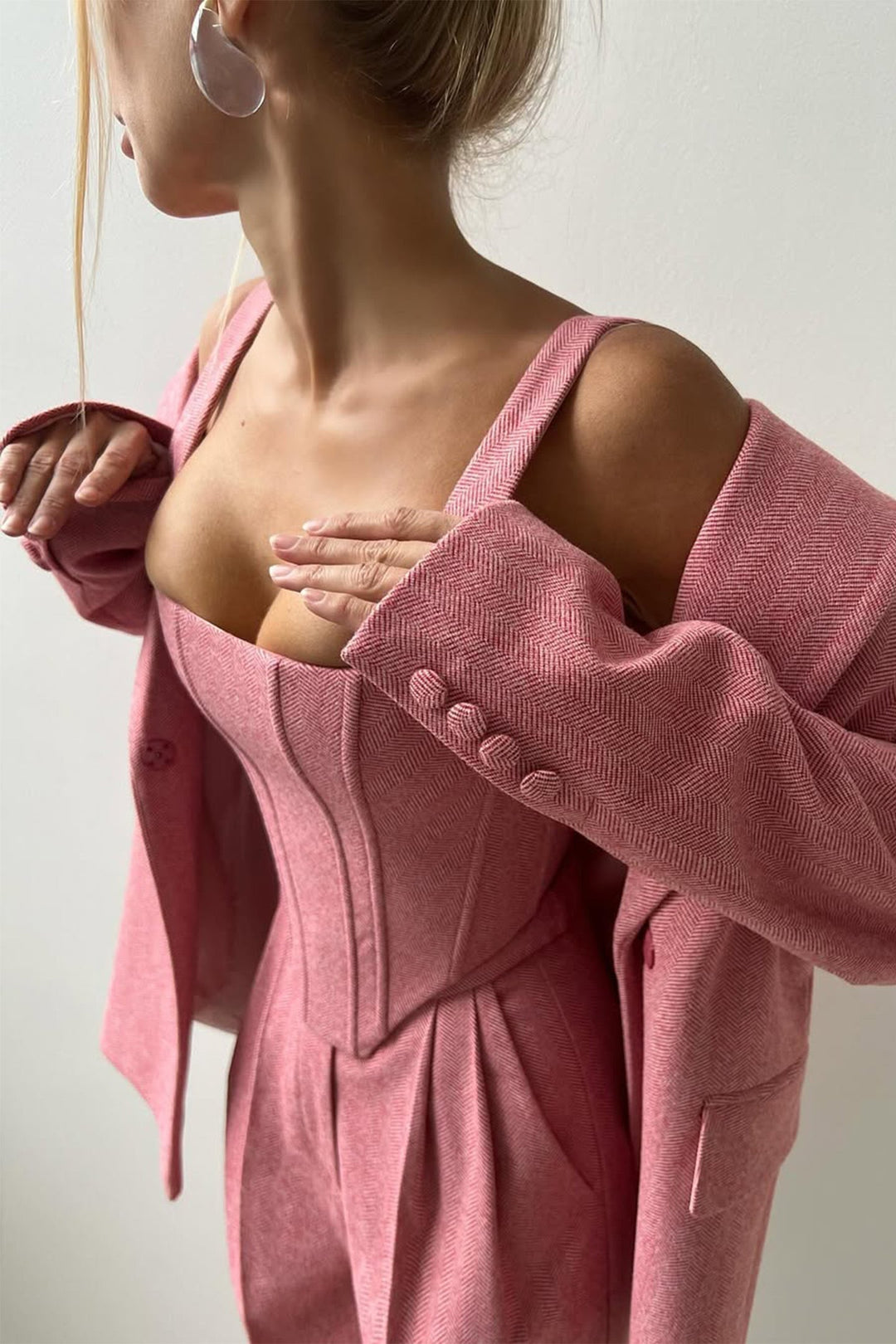 Dolce | Three-Piece Suit with Double-Breasted Blazer