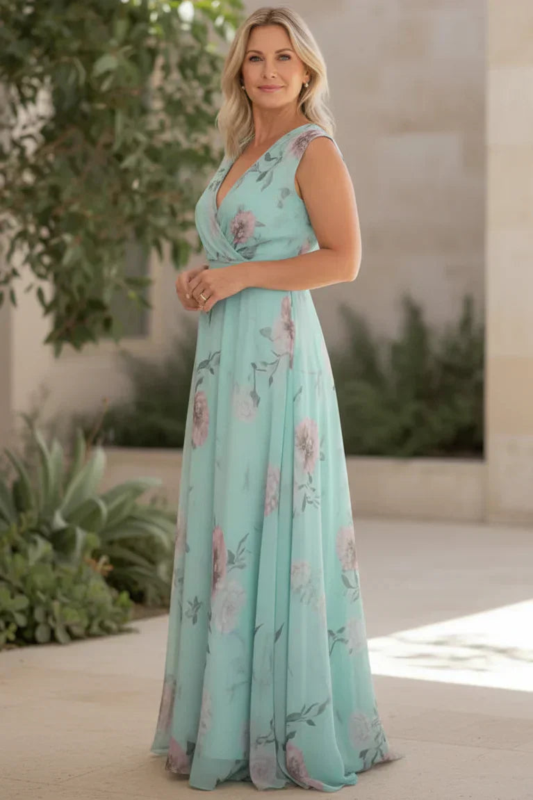 ELENA – ABITO LUNGO FLOREALE
