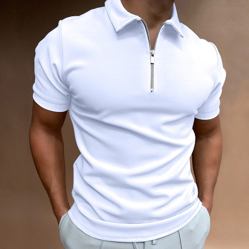 Christophe | Men's Zip Polo Shirt