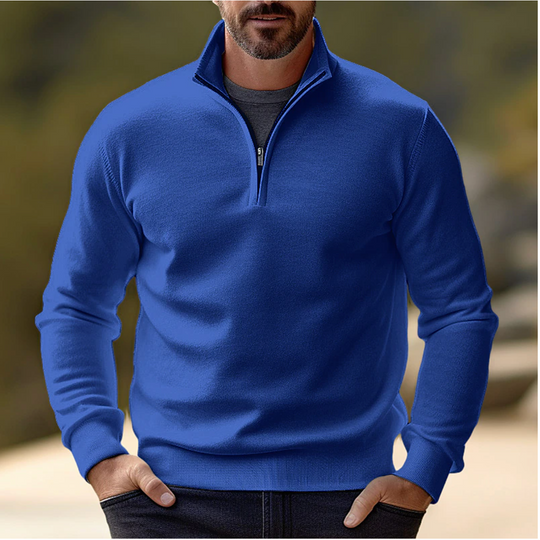 Shawn | Maglione elegante da uomo con zip corta