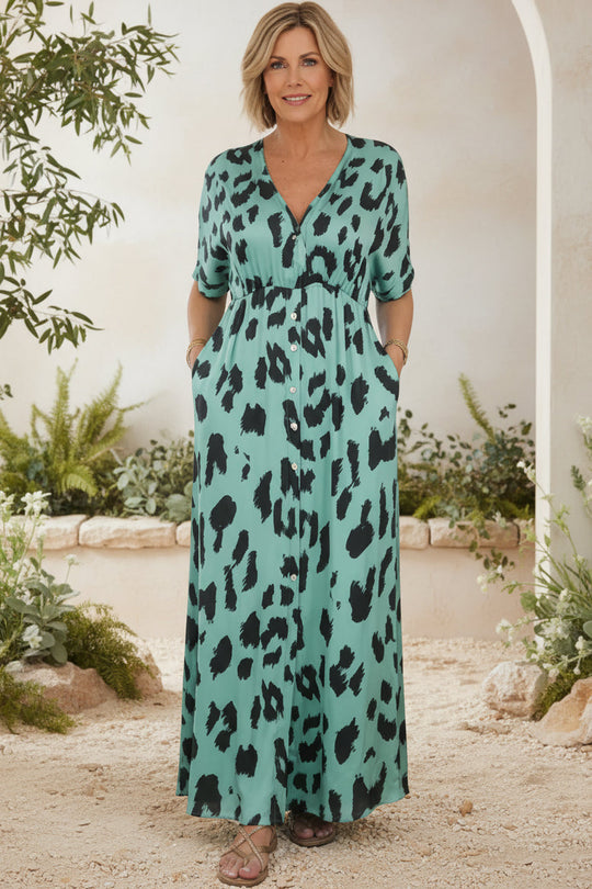 BONNIE - VESTITO LEOPARDATO ELEGANTE