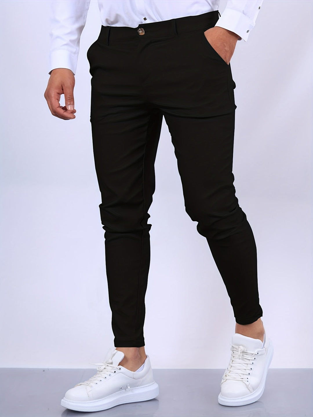 Elvis | Men's Slim Fit Office Trousers