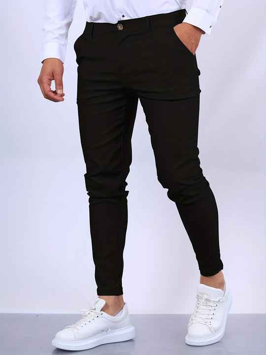 Elvis | Men's Slim Fit Office Trousers