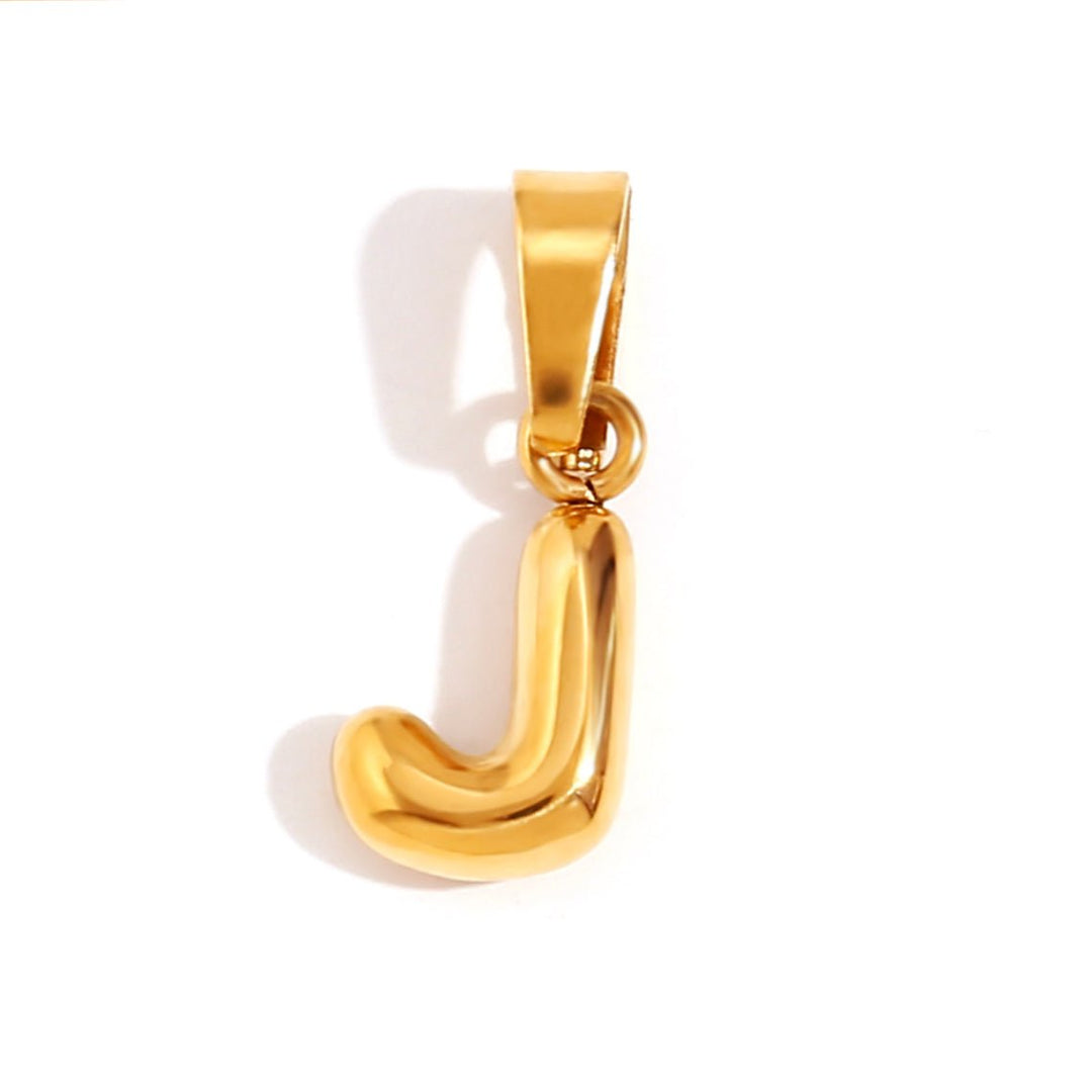 Collana con iniziali a bolla chic