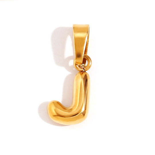 Collana con iniziali a bolla chic
