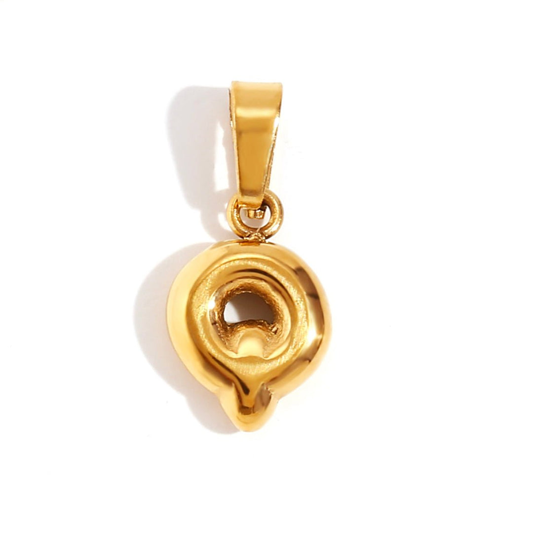 Collana con iniziali a bolla chic