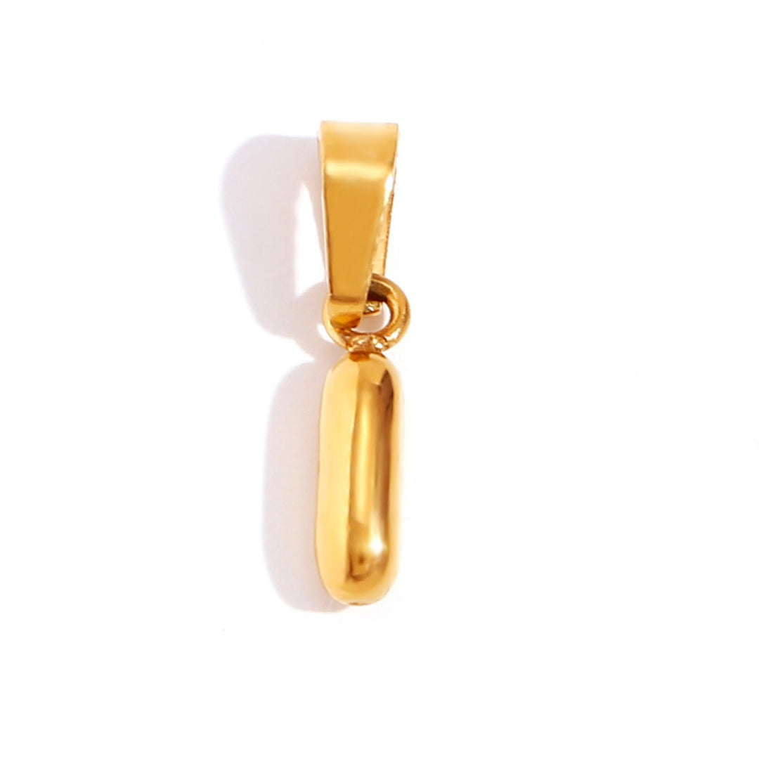 Collana con iniziali a bolla chic
