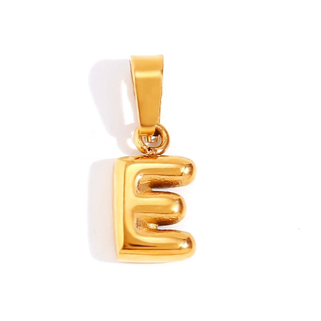 Collana con iniziali a bolla chic