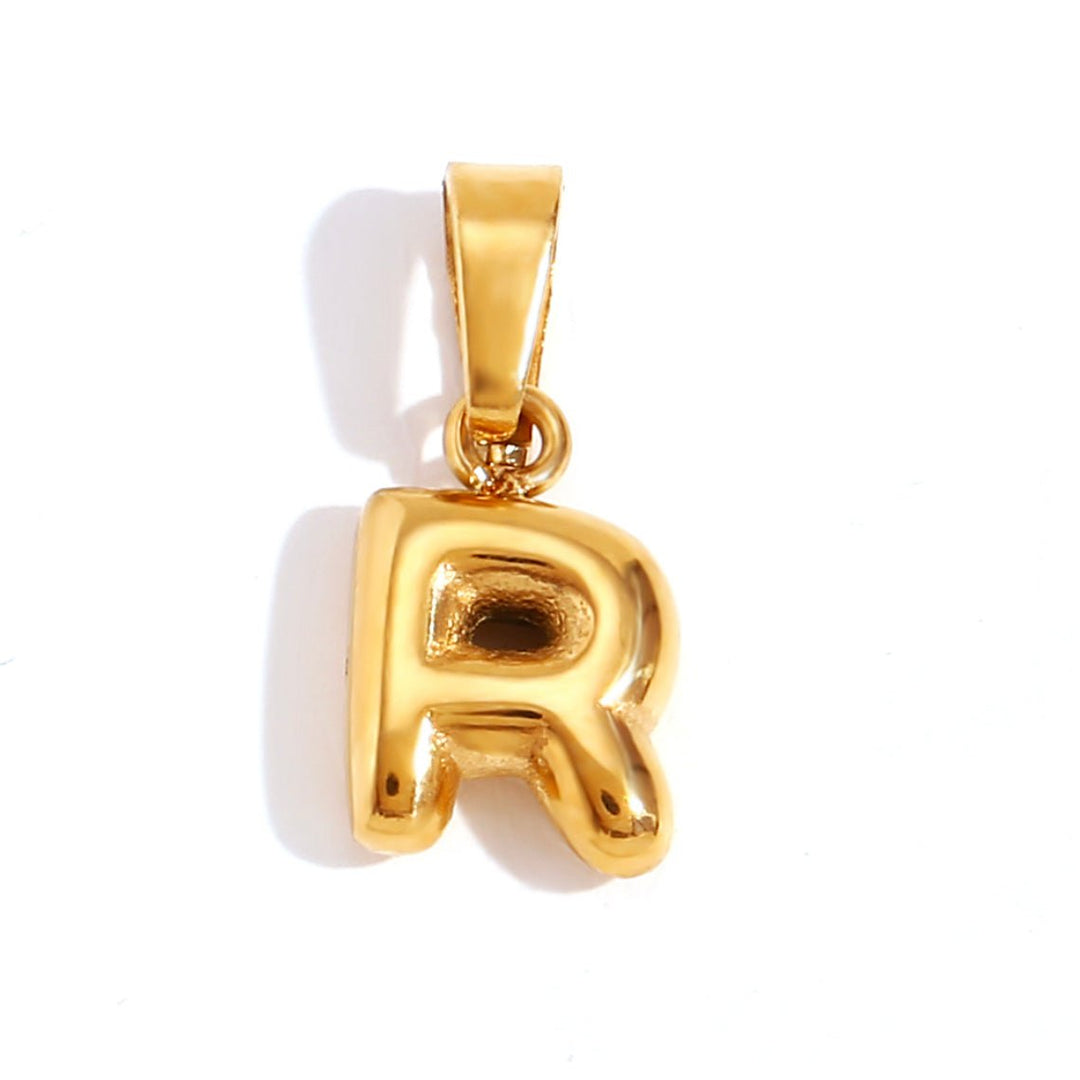 Collana con iniziali a bolla chic
