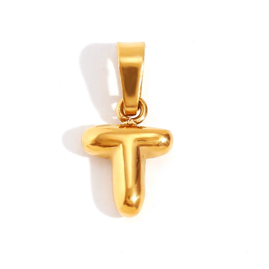 Collana con iniziali a bolla chic
