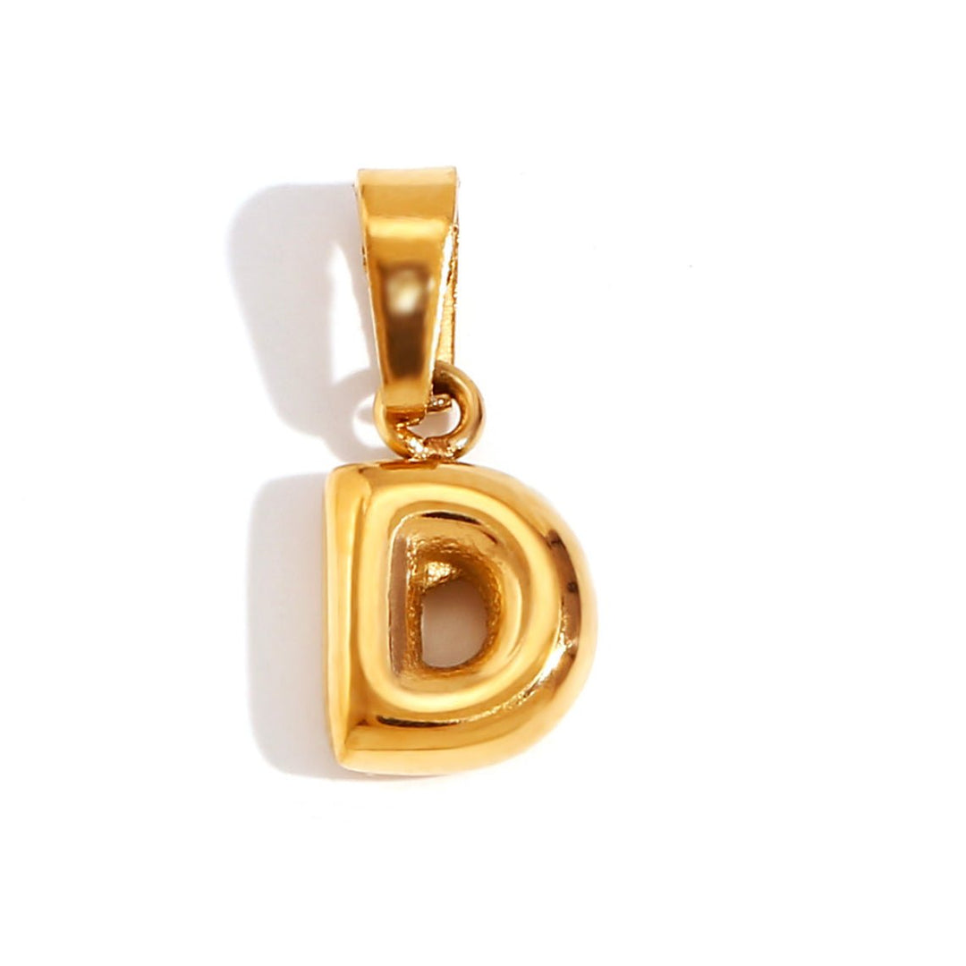 Collana con iniziali a bolla chic
