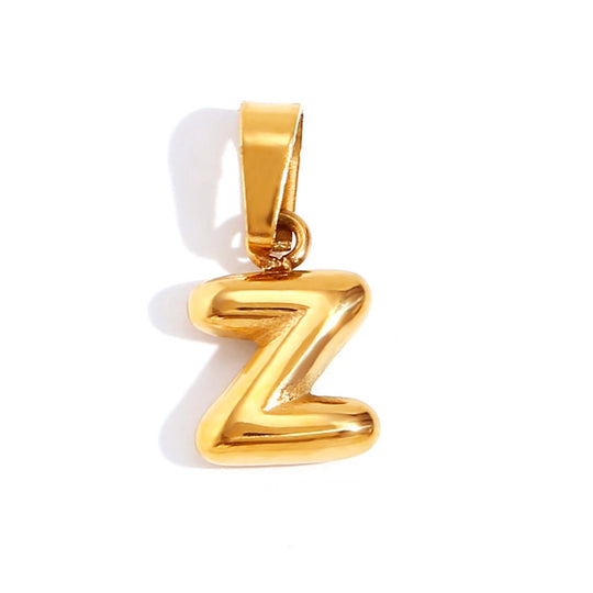 Collana con iniziali a bolla chic