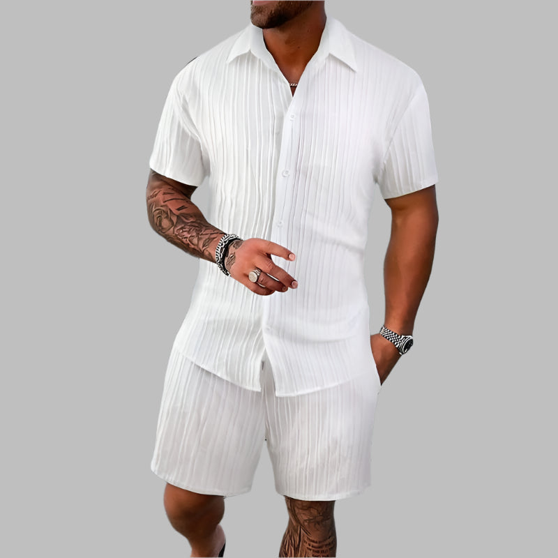 Quinton | Completo estivo moderno e versatile da uomo, traspirante ed elegante