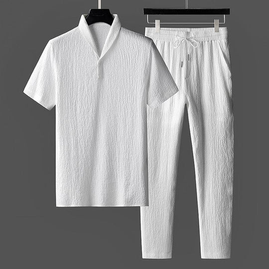 Makai | Men's Suit: Slim-Fit Trousers and Classic Shirt