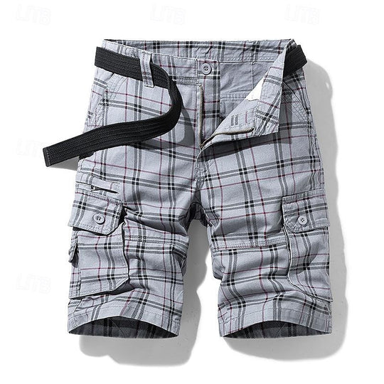 Jayceon | Eleganti e Resistenti Pantaloni Corti a Quadri per Uomo