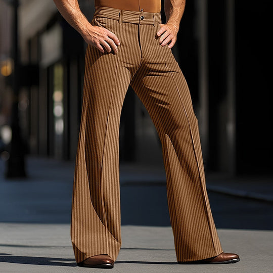 Ramon | Elegant Men's Corduroy Flared Trousers
