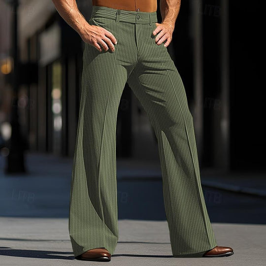 Ramon | Elegant Men's Corduroy Flared Trousers