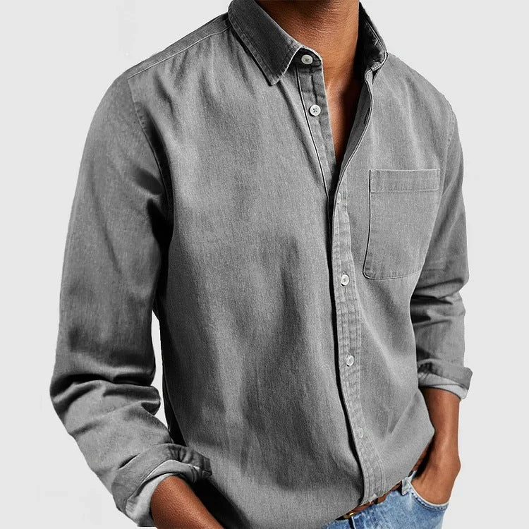 Hayden | Men's Long Sleeve Collared Shirt