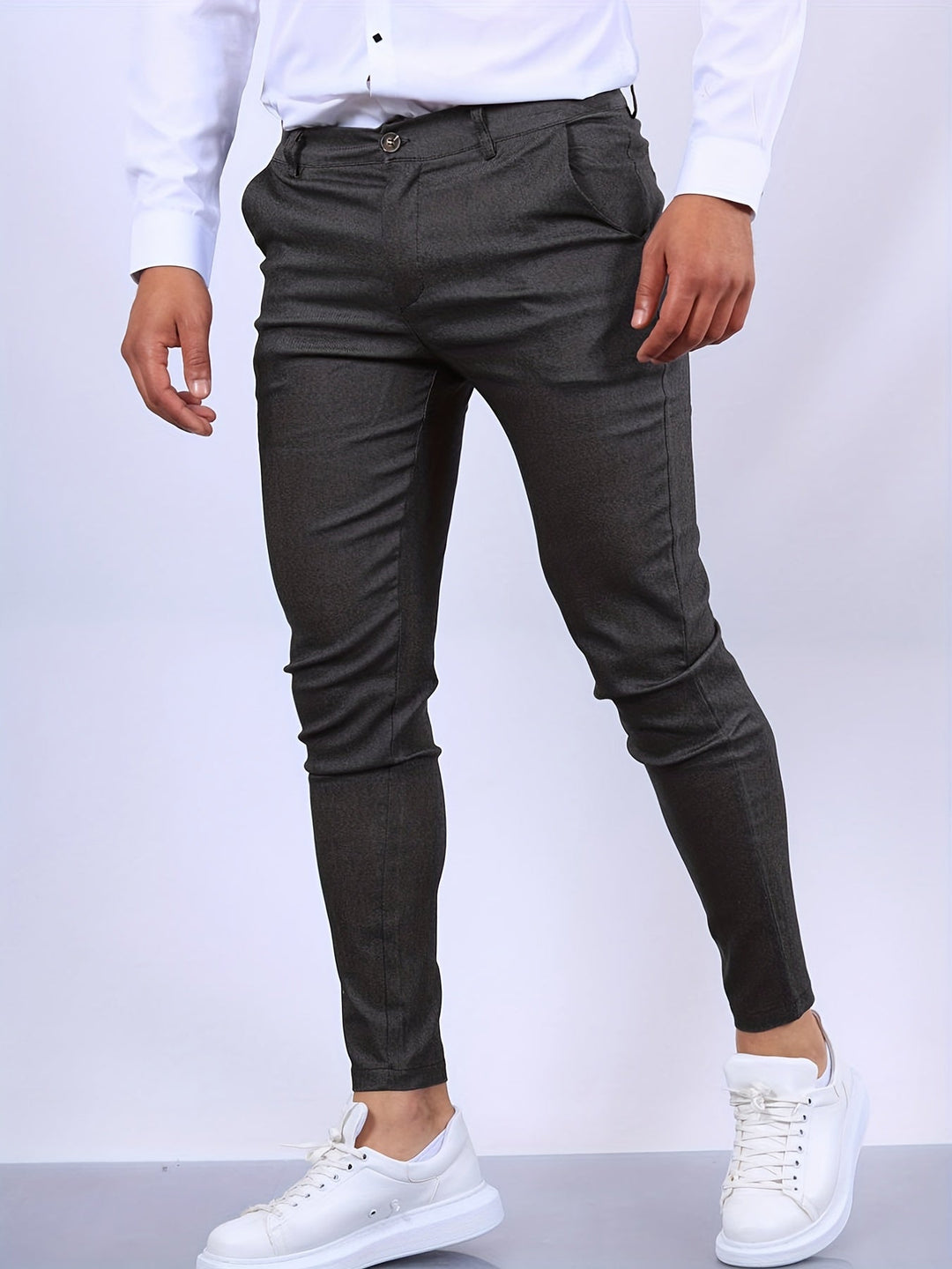 Elvis | Men's Slim Fit Office Trousers