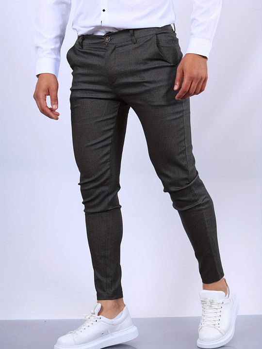 Elvis | Men's Slim Fit Office Trousers