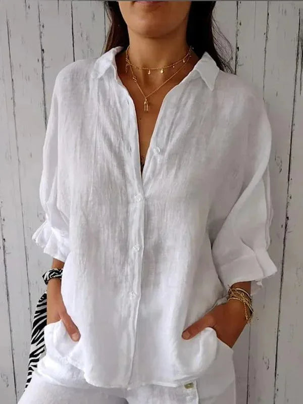 Cheryl | Elegant Linen Shirt for Women