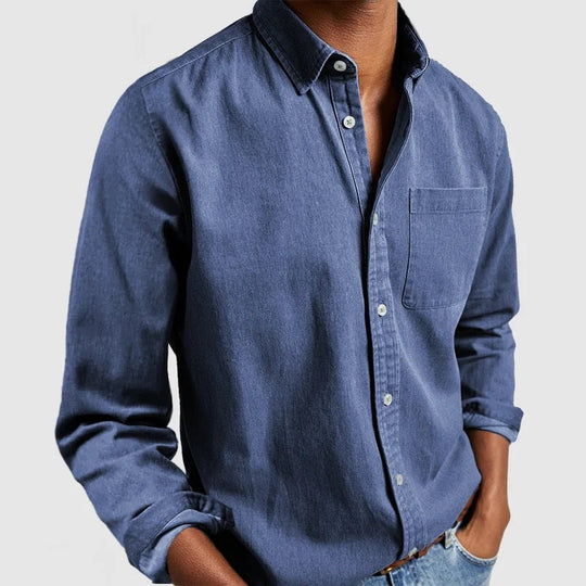 Hayden | Men's Long Sleeve Collared Shirt