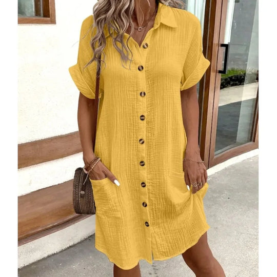 Juliette | Button-Down Shirt Dress