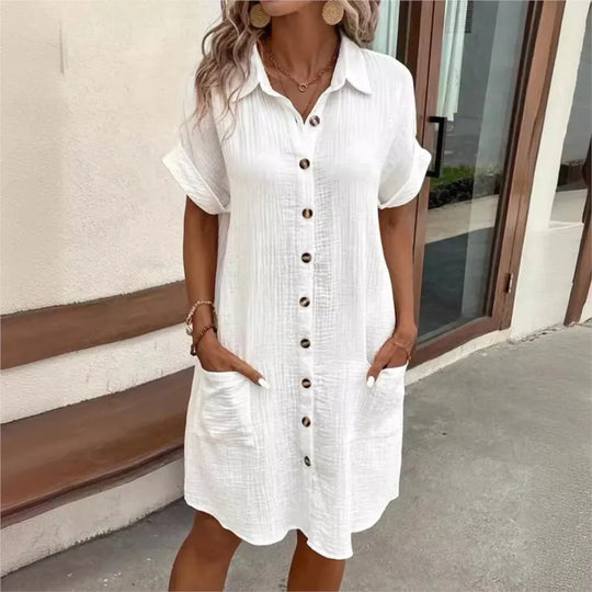 Juliette | Abito a Camicia Estivo con Bottoni