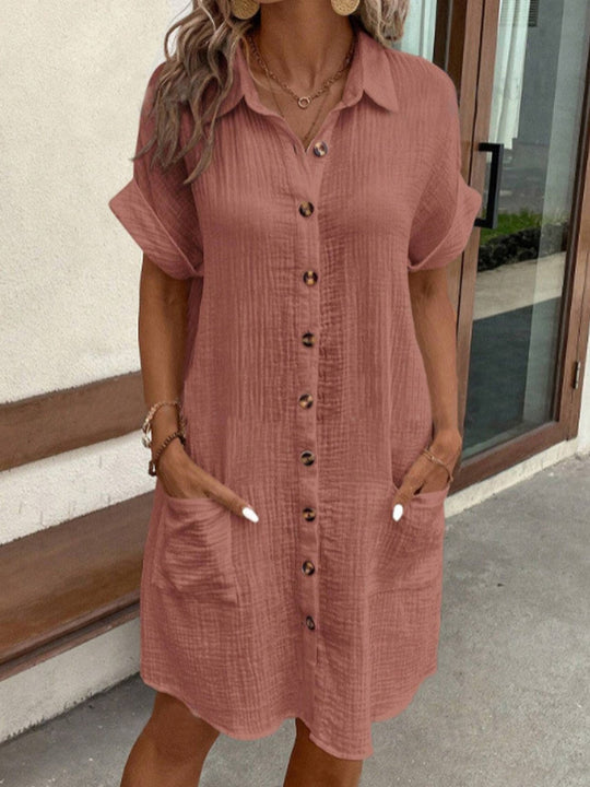 Juliette | Abito a Camicia Estivo con Bottoni
