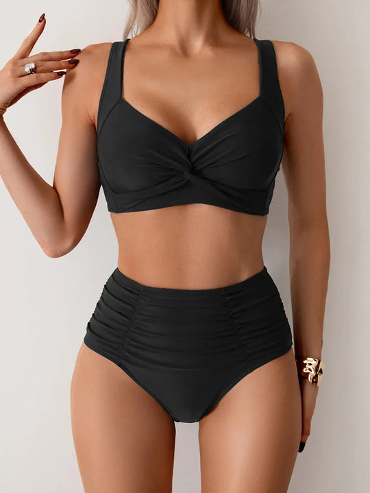 Riviera | Slip bikini a vita alta Sofia