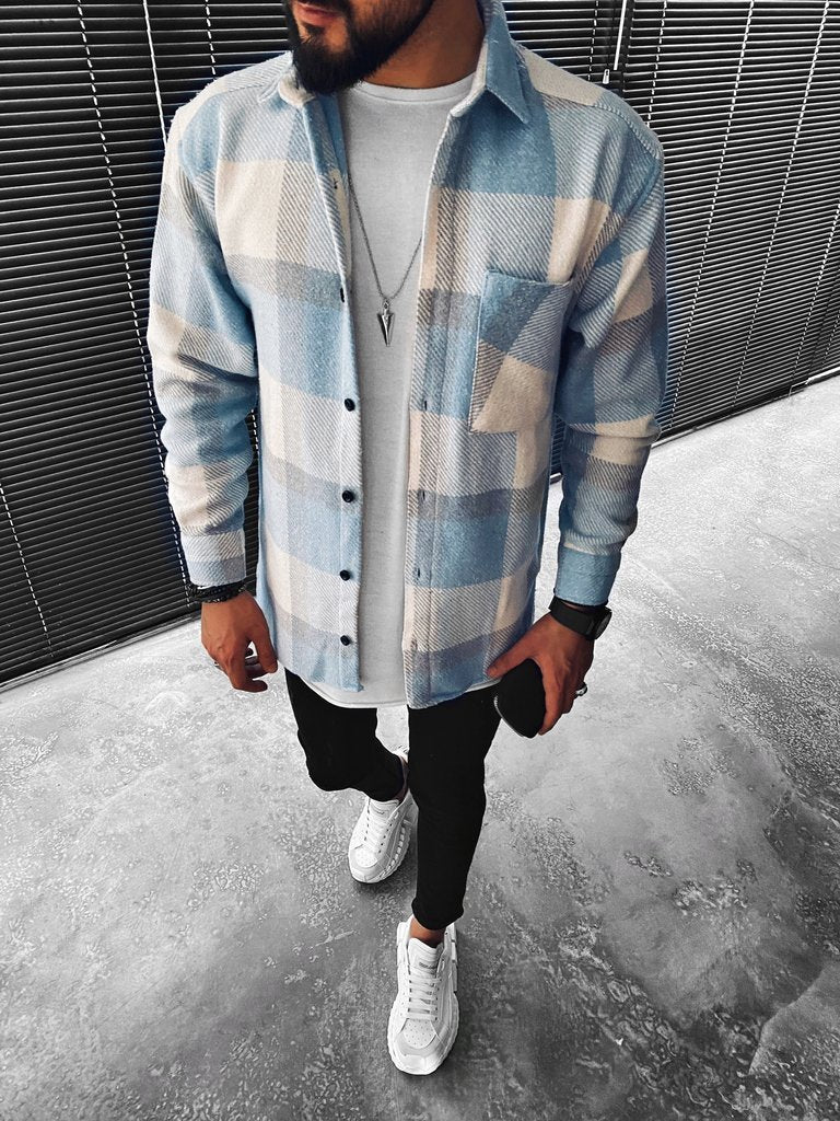 Bronson | Camicia da uomo di alta qualità, calda e confortevole