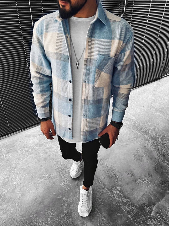 Bronson | Camicia da uomo di alta qualità, calda e confortevole
